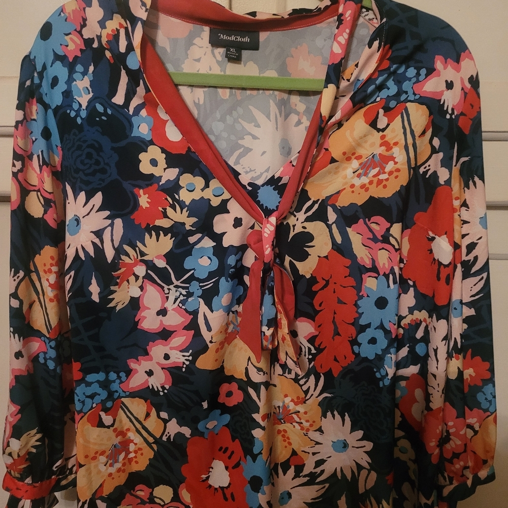 Modcloth XL 3/4 sleeves shirt